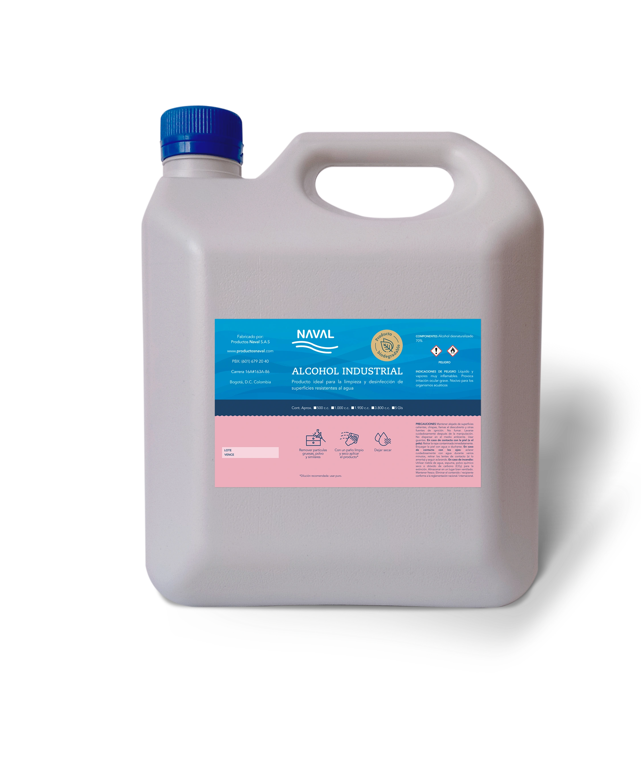 ALCOHOL INDUSTRIAL 70%